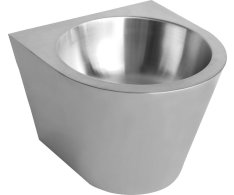 Nofer Závěsné Umyvadlo Bez Otvoru Pro Baterii 360x270x360 Mm, Nerez Mat