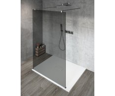 Gelco Vario Chrome Jednodílná Sprchová Zástěna Do Prostoru, Kouřové Sklo, 1300 Mm