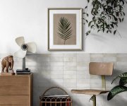 Obklad jako kámen Estudio Amazonia Chalk 6,5x20 - bílá