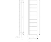 Sapho Metro Light Otopné Těleso 300x1140 Mm, Bílá