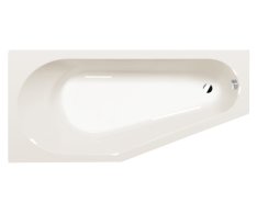 Polysan Tigra L Asymetrická Vana 170x80x46cm, Ivory