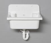 Aqualine Závěsná Výlevka 55x37cm, Plast, Bílá