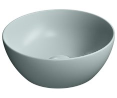 Gsi Pura Keramické Umyvadlo Na Desku, Průměr 32cm, Ghiaccio Mat