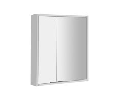 Sapho Batu Galerka 60x71x15cm, 2x Led Osvětlení, Bílá Lesk