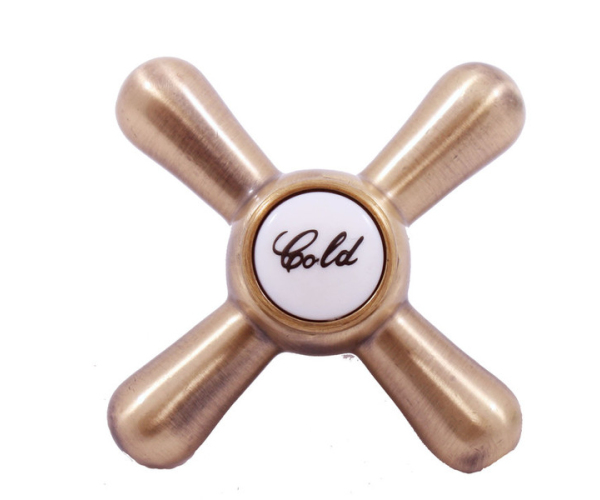 Ručka RETRO - studená voda,Stará mosaz (Bronz) KR1001SM KR1001SM