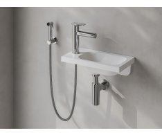 Umyvadlová stojánková baterie Spring s bidetovou sprškou - SG 112.00CR Umyvadlová sto