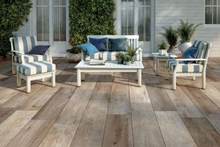 Venkovní dlažba	ve vzhledu dřeva Deceram Outdoor NN Wood Light 30x120 (tl. 20mm)