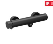 Sprchová nástěnná baterie Puri - PU 032.20BLM Sprchová nástěnná baterie bez sprchového setu, černá matná X070187