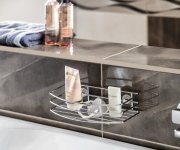 Aqualine Chrom Line Drátěná Polička Jednoduchá, Chrom