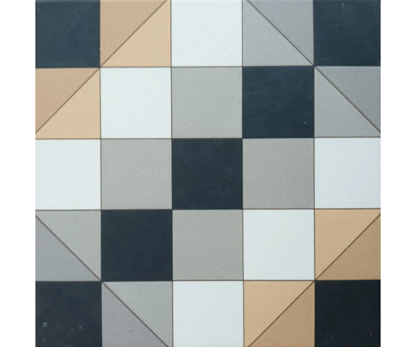 Retro dlažba Deceram PAM Alba Mara 20x20 (tl. 13mm) (skladem)