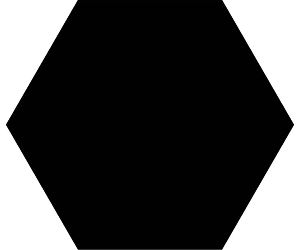 Dlažba Codicer Basic Hex56 Black - černá