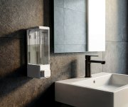 Aqualine Olmo Dávkovač Tekutého Mýdla 350ml, Bílá