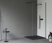 Sprchová vanička Slate Pro - Vanička Slate Pro 80x80 černá matná XA034433010