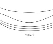 Aqualine Dunaj 140 čelní Panel, Výška 57cm, Včetně Montážní Sady