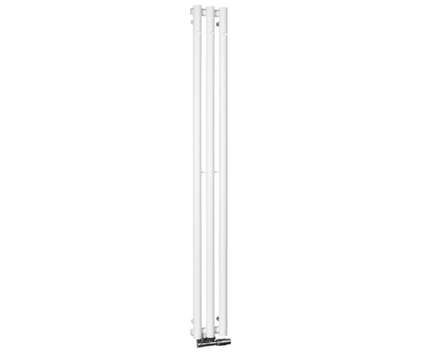 Sapho Pilon Otopné Těleso 196x1800mm, Se Třemi Háčky Pro Ručník, Bílá Mat