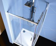 Polysan Easy čtvercová Sprchová Zástěna 800x800mm, čiré Sklo
