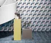 Dlažba jako beton CIR Materia Prima Navy Sea 20x20 - modrá