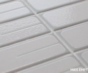 Retro dlažba APE Bauh Mies Empty Pearl 5x15 - bílá
