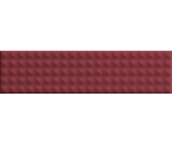 Extravagantní dekor 41zero42 Biscuit Stud Bordeaux 5x20 - vínová