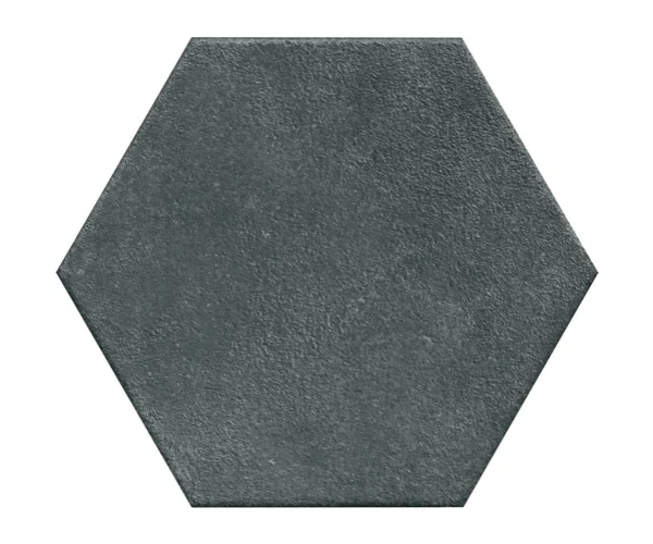 Retro dlažba Marca Corona Terracreta Oltremare Esagono 21,6x25 - modrá