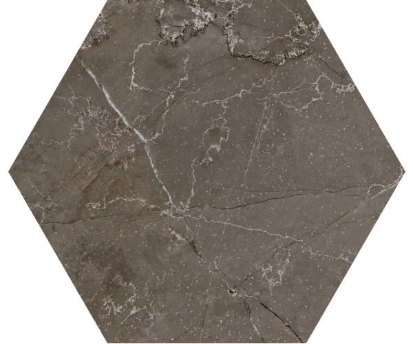 Dlažba jako mramor Codicer Pulpis Bronce Hex 22x25 - hnědá