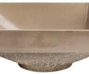 Sapho Agos Betonové Umývátko 40x22cm, Levé/pravé, Písková Pololesk