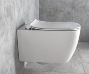 Isvea Vea Závěsná Wc Mísa Rimless, 34,5x52cm, Bílá