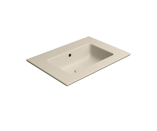Gsi Pura Keramické Umyvadlo Slim 62x46cm, Bez Otvoru, Creta Mat