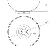 Sapho Minor Betonové Umývátko Na Desku, ø 26cm, Zelená Mat