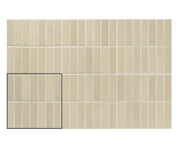 Obklad jako beton APE Acquarella Incision Ivory 20X20 Matt. - béžová