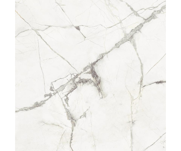 Dlažba jako kámen Fioranese Marmorea Intensa Bianco Luce 74x74 Matt. Rett. - bílá