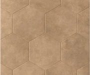 Retro dlažba Marca Corona Terracreta Chamotte Esagono 21,6x25 - hnědá