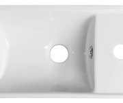 Sapho Minos Keramické Umývátko 40x22cm, Baterie Vpravo, Bílá