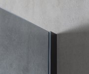 Gelco Vario Black Jednodílná Sprchová Zástěna K Instalaci Ke Stěně, Kouřové Sklo, 1100 Mm