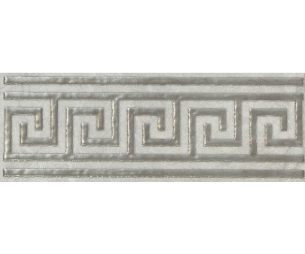 Sokl jako mramor APE Silver Pearl Cenefa Emilia Pearl 9x25 - šedá