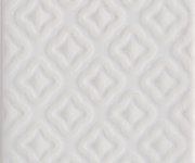 Vzorovaný dekor Aleluia Urban Atelier Decor Glam Branco 10x10 - bílá