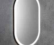 Sapho Parga Oválné Zrcadlo S Led Osvětlením 60x100cm