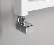 Sapho Cube Připojovací Sada Ventilů Ruční Rohová, Chrom