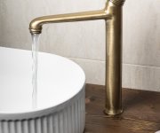 Sapho Bebé Stojánková Umyvadlová Baterie Vysoká, Prodloužená Hubice, Bronz