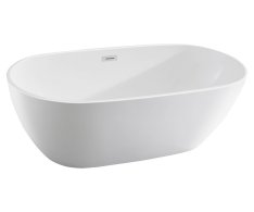 Aqualine Douro Volně Stojící Vana, 180x82cm, Bílá