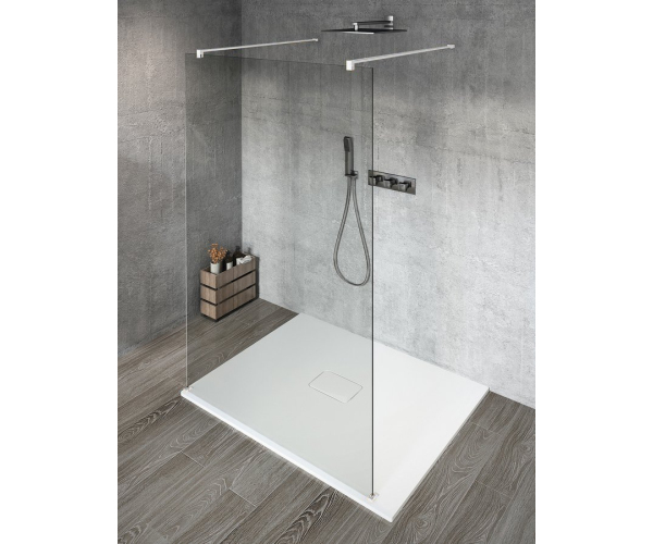 Gelco Vario White Jednodílná Sprchová Zástěna Do Prostoru, čiré Sklo, 1300 Mm