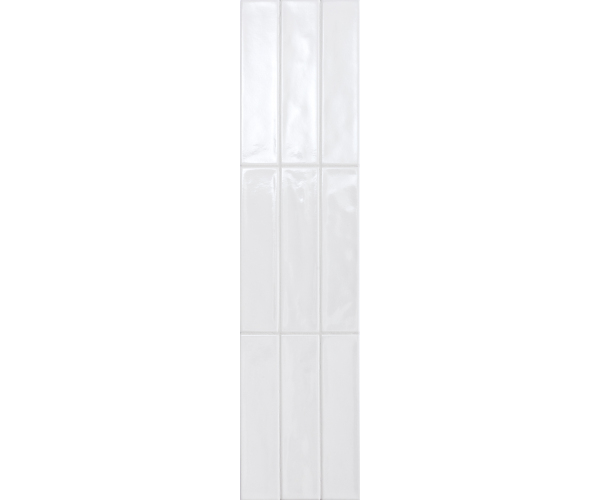 Obklad Ascot Oita White 6x25 Luc. Rett. - bílá