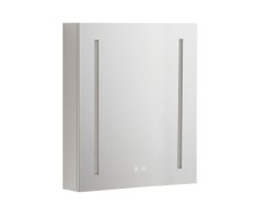 Mereo Koupelnová Galerka 60 Cm, Zrcadlová Skříňka, Stříbrná