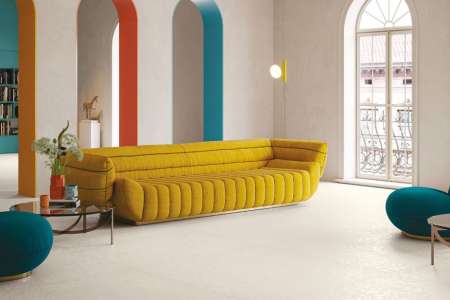 Luxusní italská dlažba Gigacer Inclusioni Soave Bianco Perla Soft 120x120cm