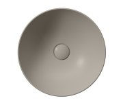 Gsi Pura Keramické Umyvadlo Na Desku, Průměr 40cm, Tortora Mat