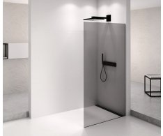 Polysan Architex Black Matt Sprchová Zástěna 762mm, Kouřové Sklo
