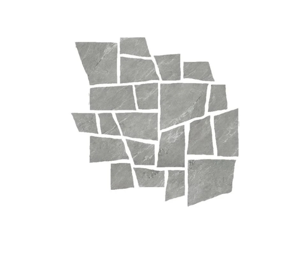 Dlažba jako kámen Coem Cardoso  Palladiana Grigio Chiaro 30x30 Strutt. Buratt. - šedá