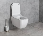 Isvea Vea Závěsná Wc Mísa Rimless, 34,5x52cm, Bílá
