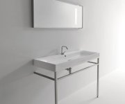 Kerasan Cento Keramické Umyvadlo 120x45cm, Bílá