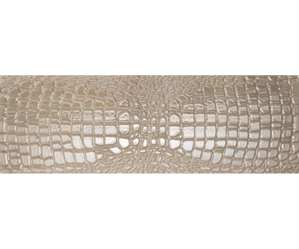 Extravagantní dekor Settecento Crocotiles Croco Classic Tortora 24x72 - béžová